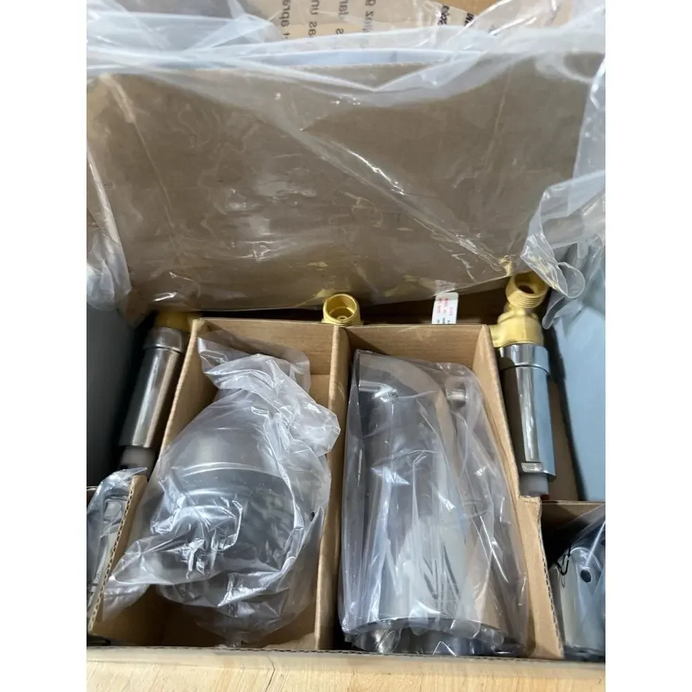 Glacier Bay Aragon 2 Handle 1-Spray Tub & Shower Faucet + Valve in Chrome Finish